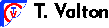 T-Valton Logo -black